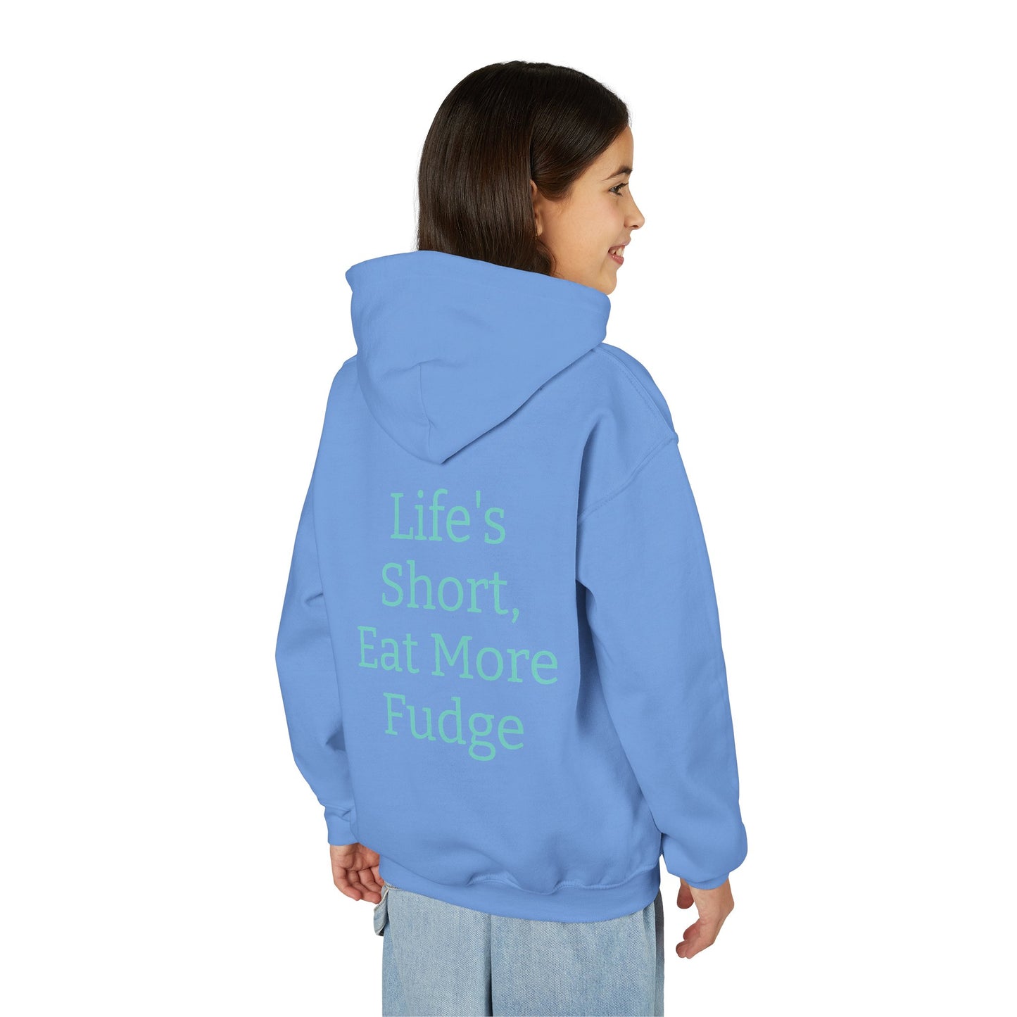 Uncle Phil's Fudge| Funny Youth Fudge Hoodie - 'Life's Short, Eat More Fudge'