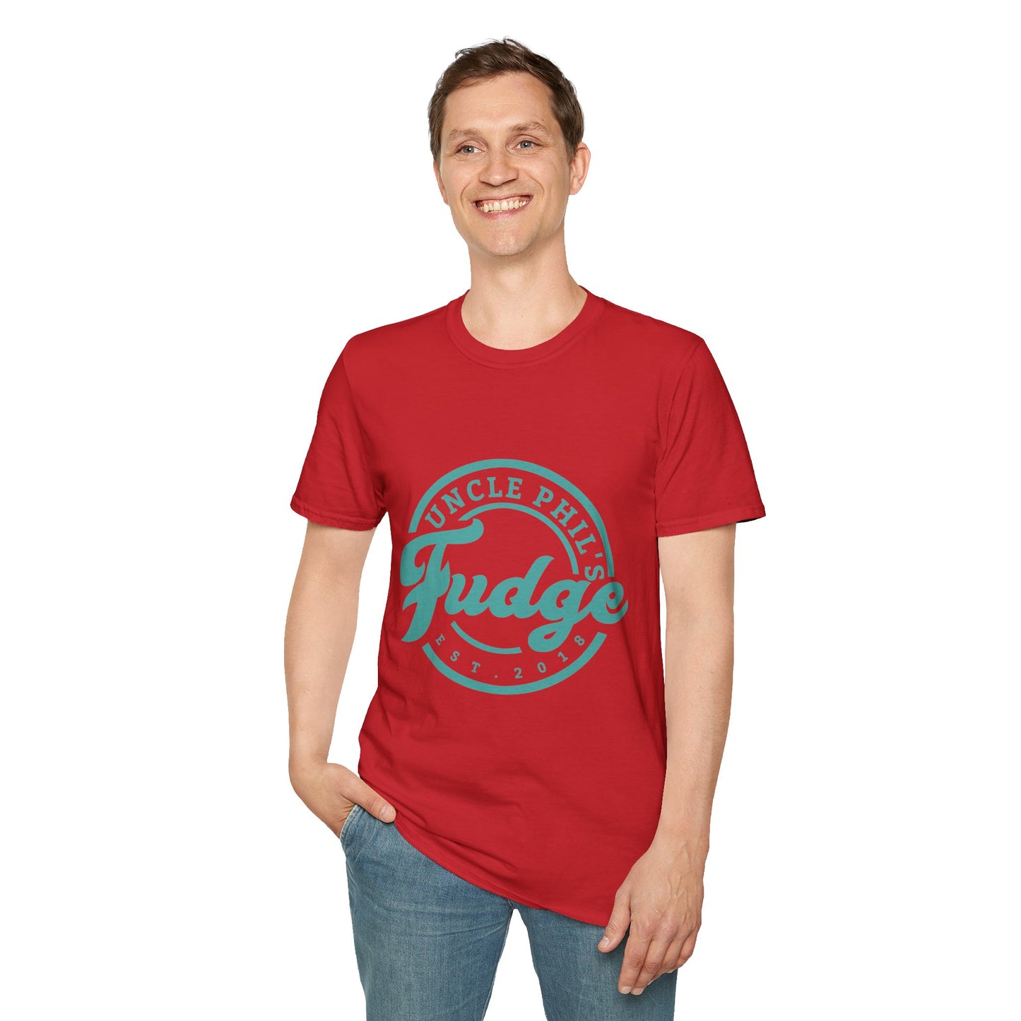 Uncle Phil's Fudge T-Shirt | “Will Work for Fudge”| Treat Lover Gift, Foodie Apparel, Fun Dessert Top, Quirky Cooking Gift, Sweet Tooth Style