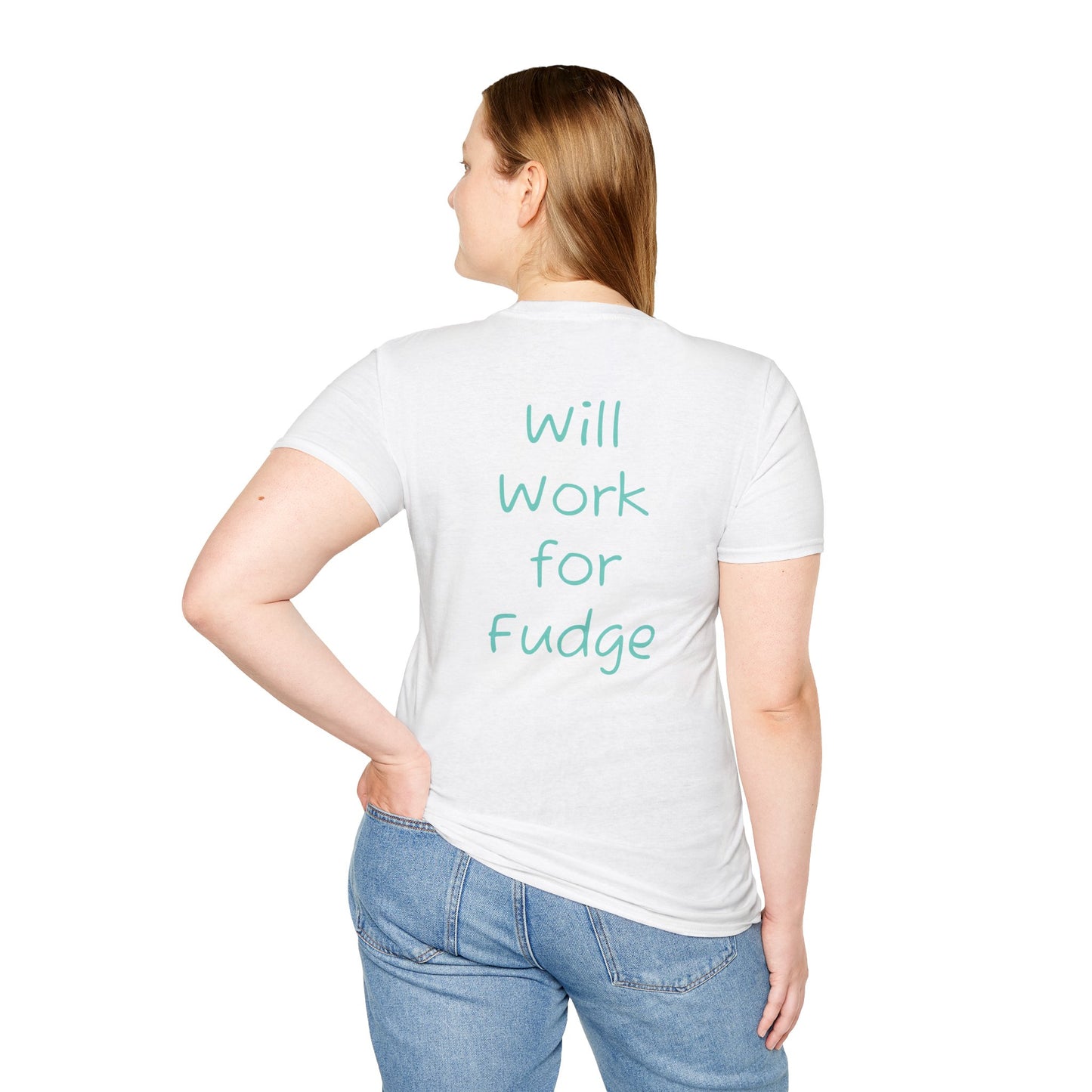 Uncle Phil's Fudge T-Shirt | “Will Work for Fudge”| Treat Lover Gift, Foodie Apparel, Fun Dessert Top, Quirky Cooking Gift, Sweet Tooth Style