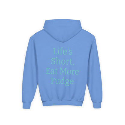 Uncle Phil's Fudge| Funny Youth Fudge Hoodie - 'Life's Short, Eat More Fudge'