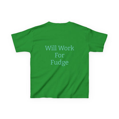 Uncle Phil's Fudge| Kids Fudge Lover Tee - 'Uncle Phil's Fudge' & 'Will Work For Fudge'