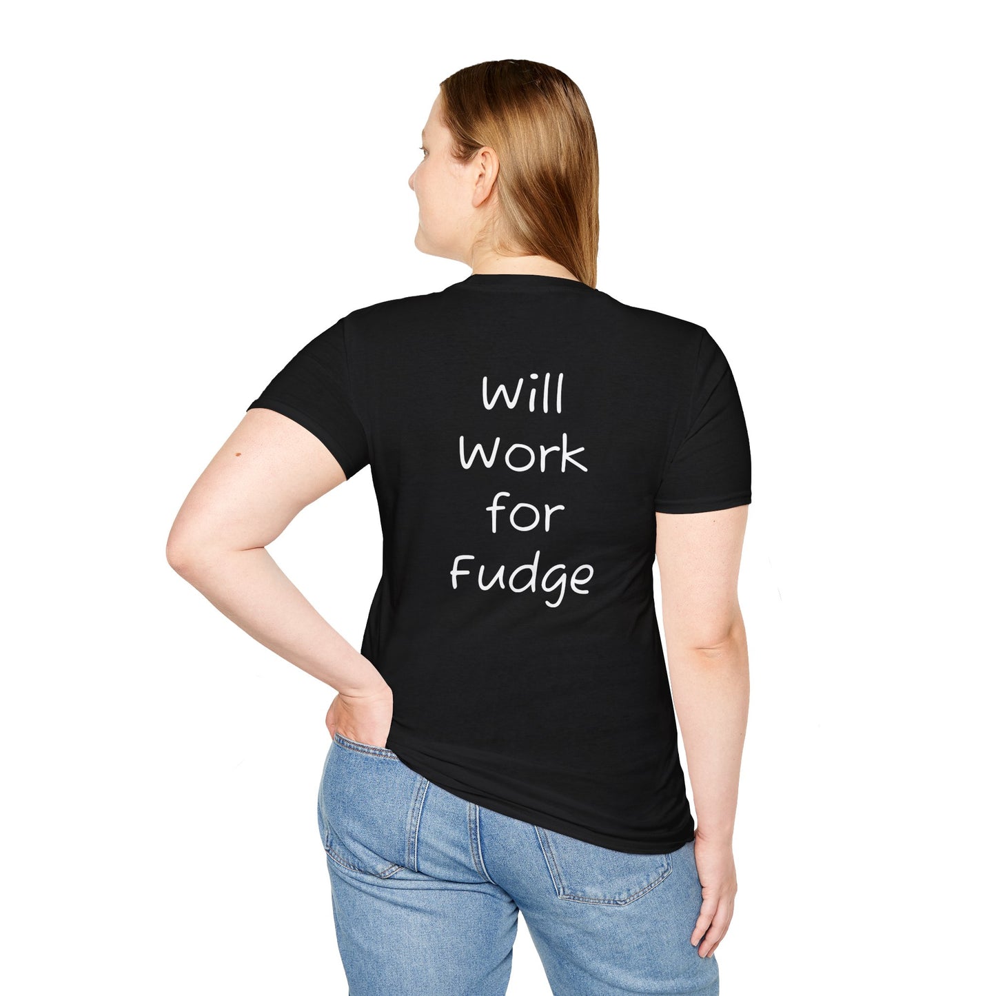 Uncle Phil's Fudge T-Shirt | “Will Work for Fudge”| Treat Lover Gift, Foodie Apparel, Fun Dessert Top, Quirky Cooking Gift, Sweet Tooth Style