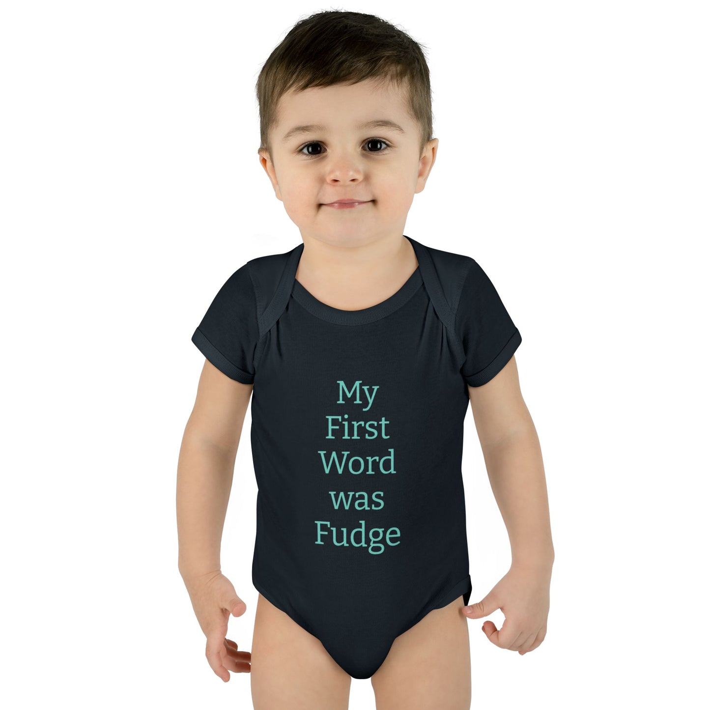 Uncle Phil's Fudge| Infant Baby Rib Bodysuit| “My First Word was Fudge”