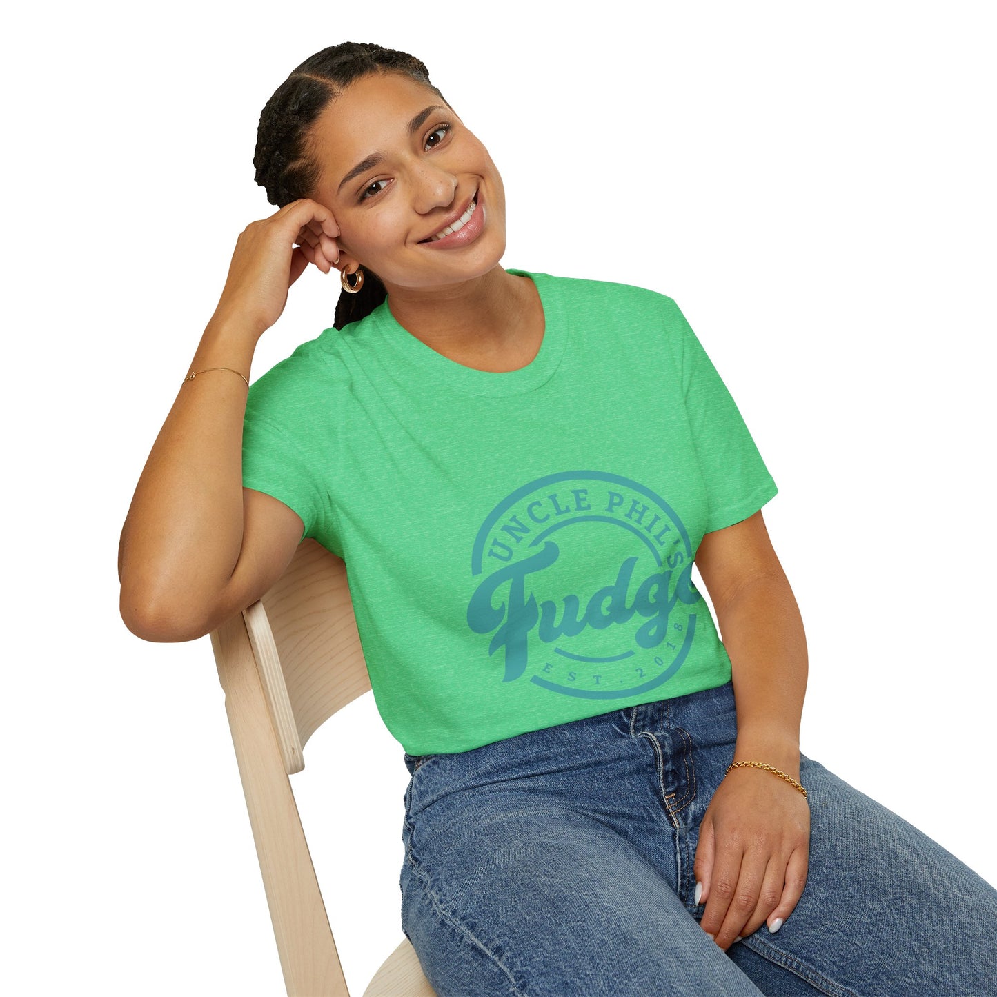 Uncle Phil's Fudge T-Shirt | “Will Work for Fudge”| Treat Lover Gift, Foodie Apparel, Fun Dessert Top, Quirky Cooking Gift, Sweet Tooth Style