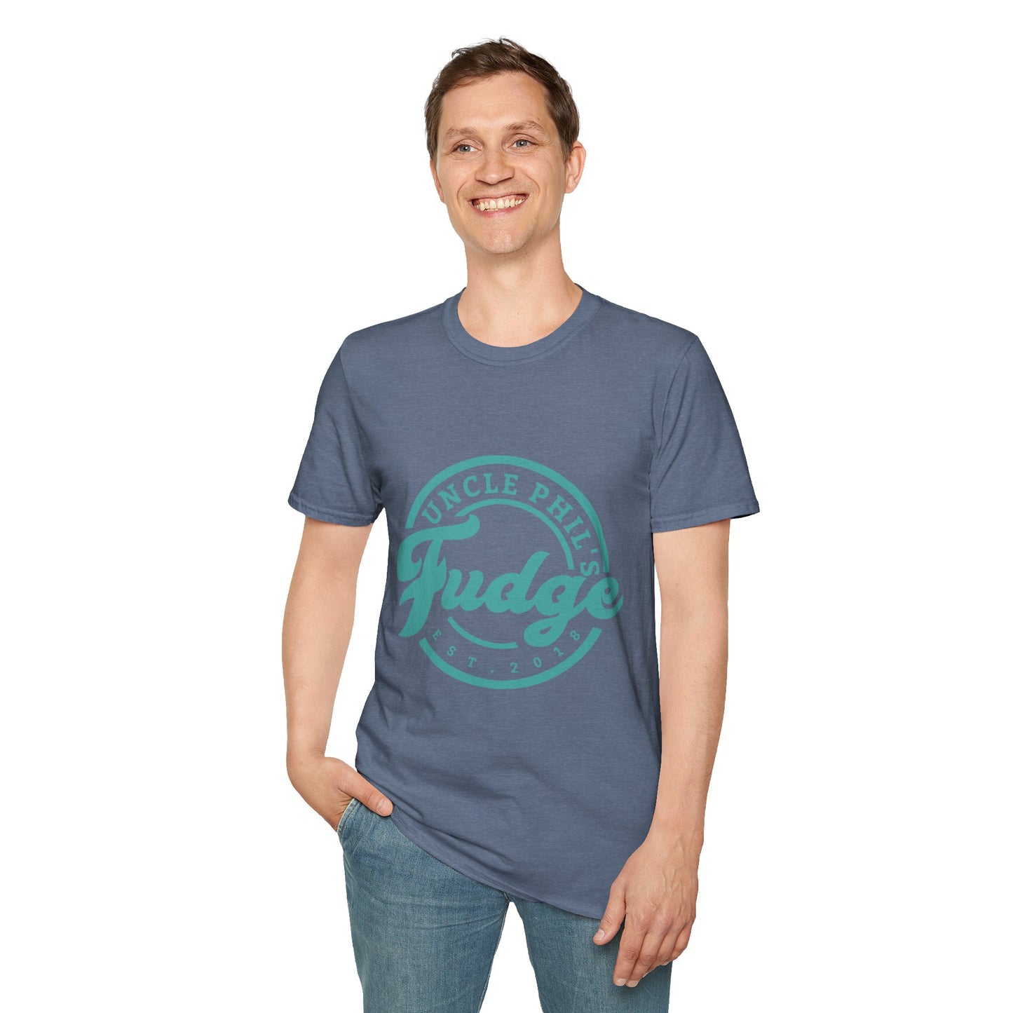 Uncle Phil's Fudge T-Shirt | “Will Work for Fudge”| Treat Lover Gift, Foodie Apparel, Fun Dessert Top, Quirky Cooking Gift, Sweet Tooth Style