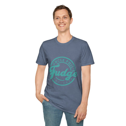 Uncle Phil's Fudge T-Shirt | “Will Work for Fudge”| Treat Lover Gift, Foodie Apparel, Fun Dessert Top, Quirky Cooking Gift, Sweet Tooth Style
