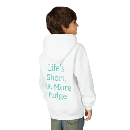 Uncle Phil's Fudge| Funny Youth Fudge Hoodie - 'Life's Short, Eat More Fudge'