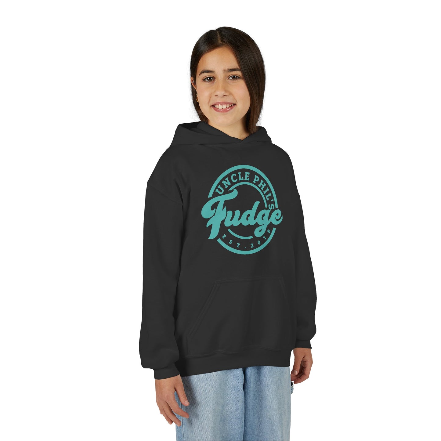 Uncle Phil's Fudge| Funny Youth Fudge Hoodie - 'Life's Short, Eat More Fudge'