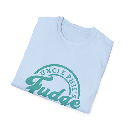 Uncle Phil's Fudge T-Shirt | “Will Work for Fudge”| Treat Lover Gift, Foodie Apparel, Fun Dessert Top, Quirky Cooking Gift, Sweet Tooth Style