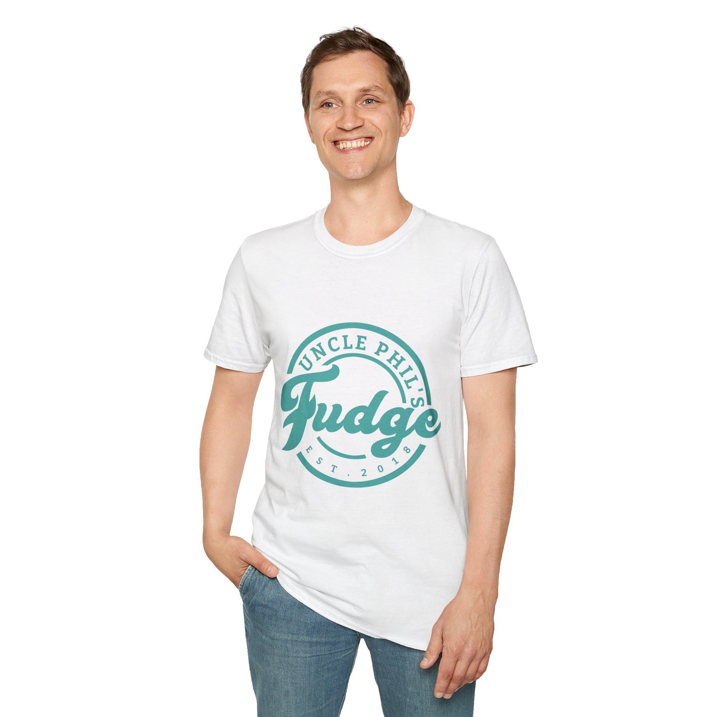 Uncle Phil's Fudge T-Shirt | “Will Work for Fudge”| Treat Lover Gift, Foodie Apparel, Fun Dessert Top, Quirky Cooking Gift, Sweet Tooth Style