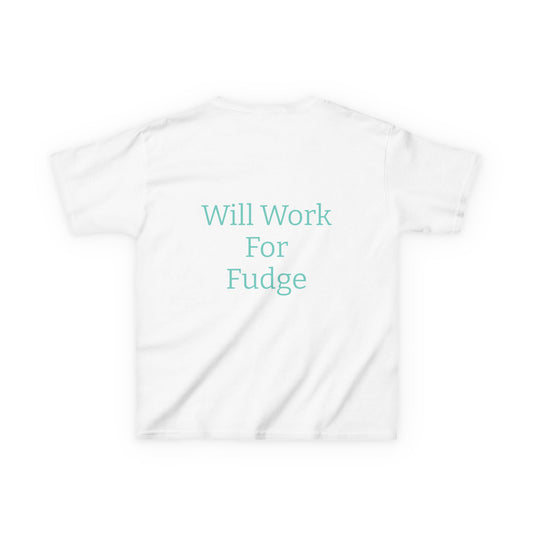 Uncle Phil's Fudge| Kids Fudge Lover Tee - 'Uncle Phil's Fudge' & 'Will Work For Fudge'