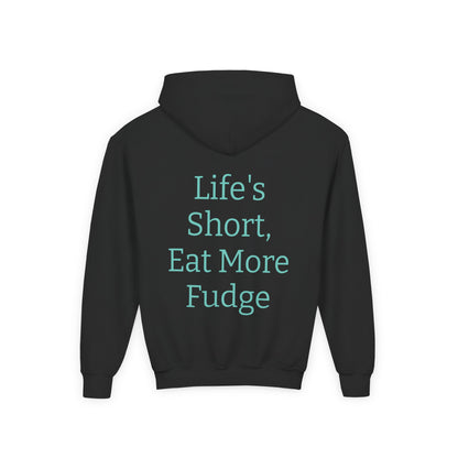 Uncle Phil's Fudge| Funny Youth Fudge Hoodie - 'Life's Short, Eat More Fudge'