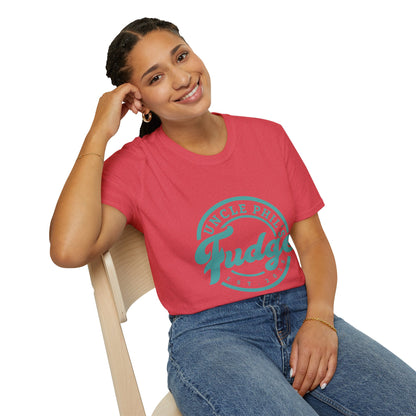 Uncle Phil's Fudge T-Shirt | “Will Work for Fudge”| Treat Lover Gift, Foodie Apparel, Fun Dessert Top, Quirky Cooking Gift, Sweet Tooth Style
