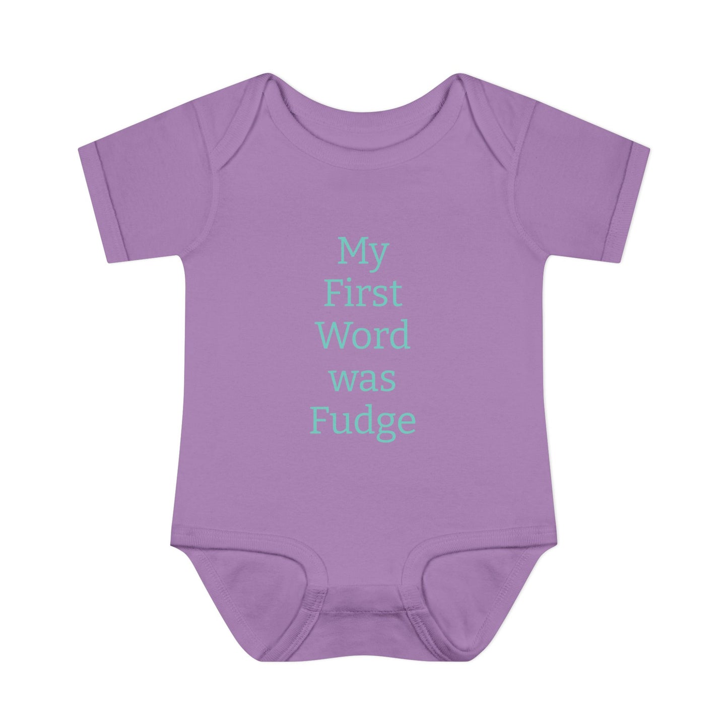Uncle Phil's Fudge| Infant Baby Rib Bodysuit| “My First Word was Fudge”