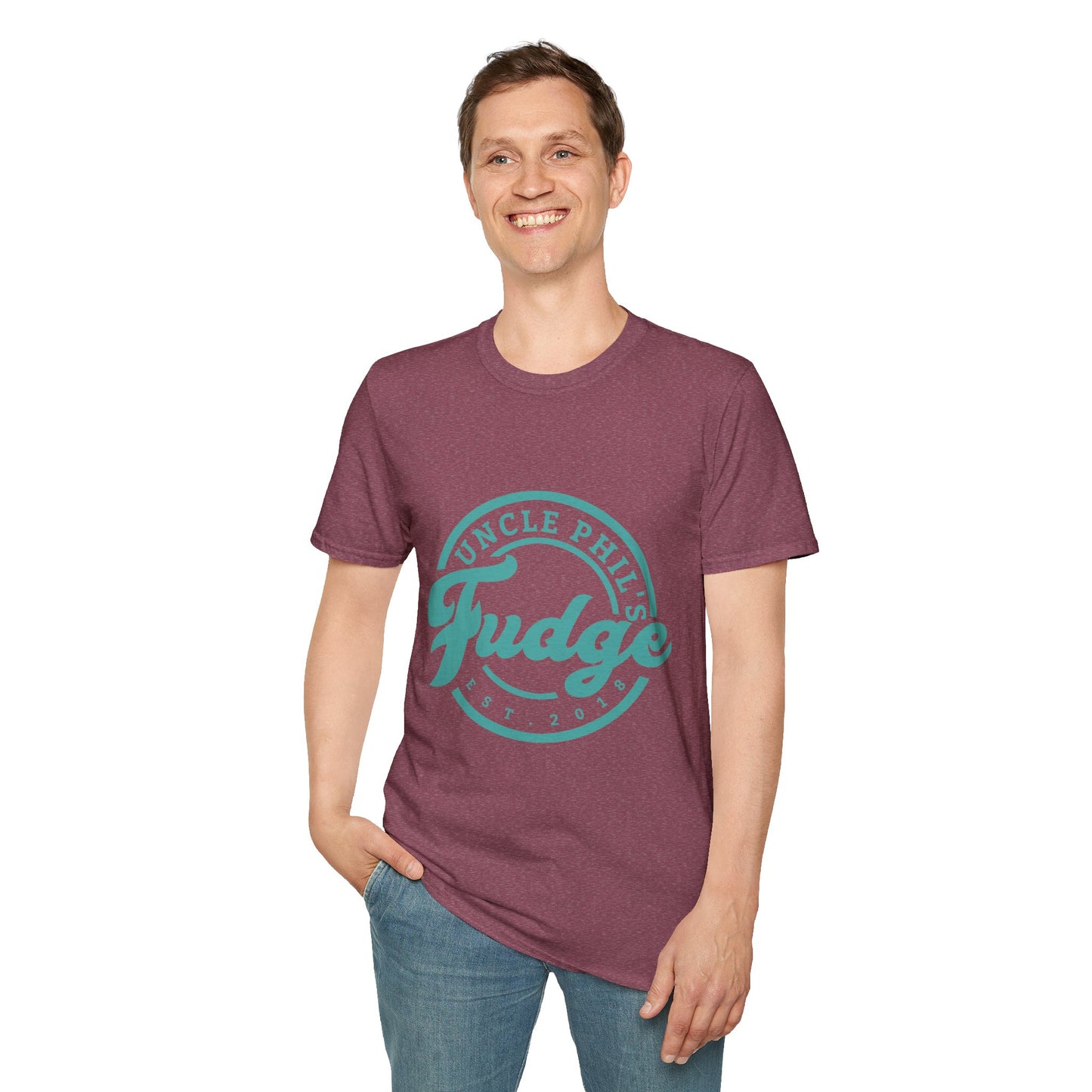 Uncle Phil's Fudge T-Shirt | “Will Work for Fudge”| Treat Lover Gift, Foodie Apparel, Fun Dessert Top, Quirky Cooking Gift, Sweet Tooth Style