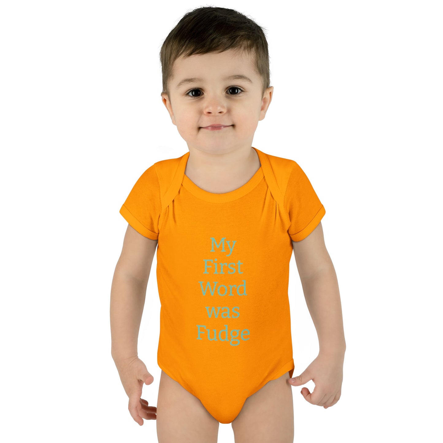 Uncle Phil's Fudge| Infant Baby Rib Bodysuit| “My First Word was Fudge”