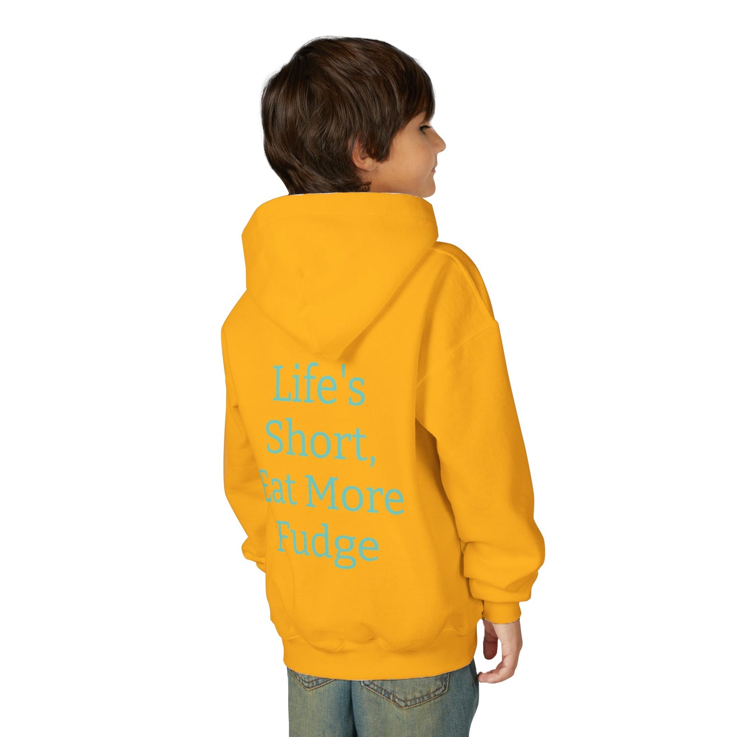 Uncle Phil's Fudge| Funny Youth Fudge Hoodie - 'Life's Short, Eat More Fudge'