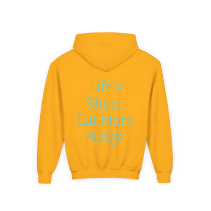 Uncle Phil's Fudge| Funny Youth Fudge Hoodie - 'Life's Short, Eat More Fudge'