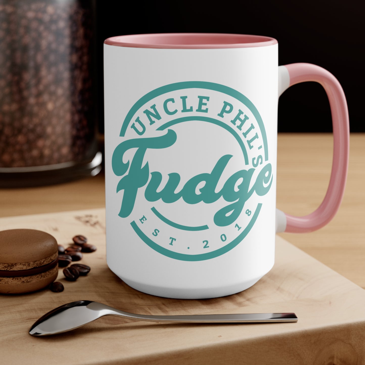 Uncle Phil's Fudge Accent Mug - Perfect Gift for Dessert Lovers