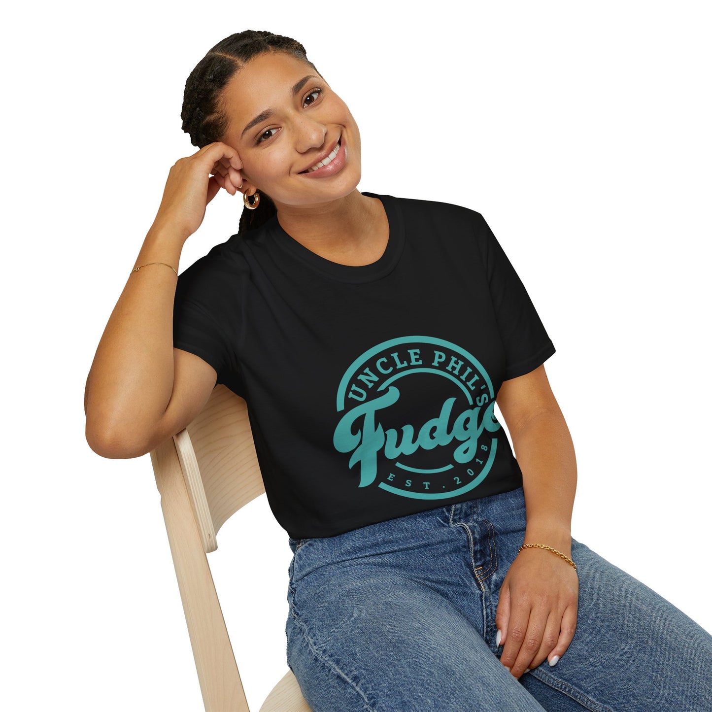 Uncle Phil's Fudge T-Shirt | “Will Work for Fudge”| Treat Lover Gift, Foodie Apparel, Fun Dessert Top, Quirky Cooking Gift, Sweet Tooth Style