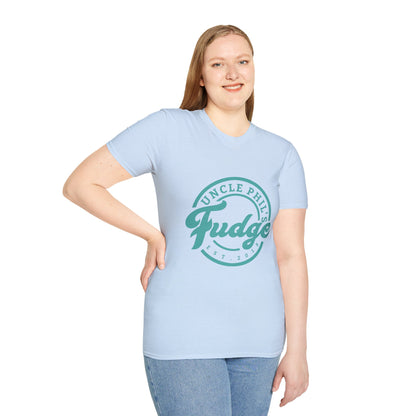 Uncle Phil's Fudge T-Shirt | “Will Work for Fudge”| Treat Lover Gift, Foodie Apparel, Fun Dessert Top, Quirky Cooking Gift, Sweet Tooth Style