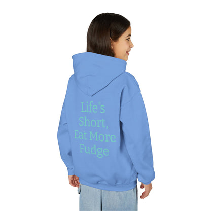 Uncle Phil's Fudge| Funny Youth Fudge Hoodie - 'Life's Short, Eat More Fudge'