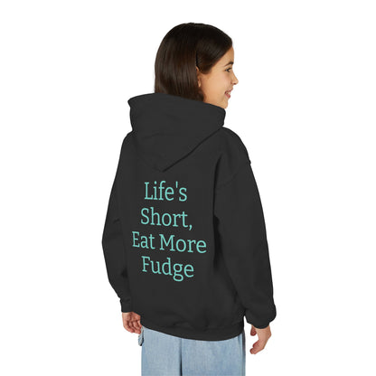 Uncle Phil's Fudge| Funny Youth Fudge Hoodie - 'Life's Short, Eat More Fudge'