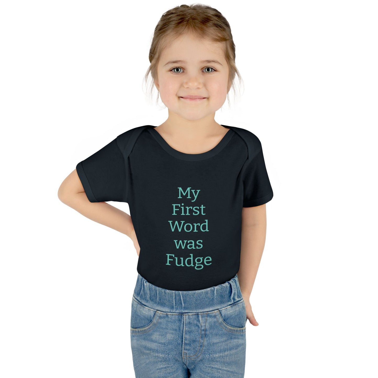 Uncle Phil's Fudge| Infant Baby Rib Bodysuit| “My First Word was Fudge”