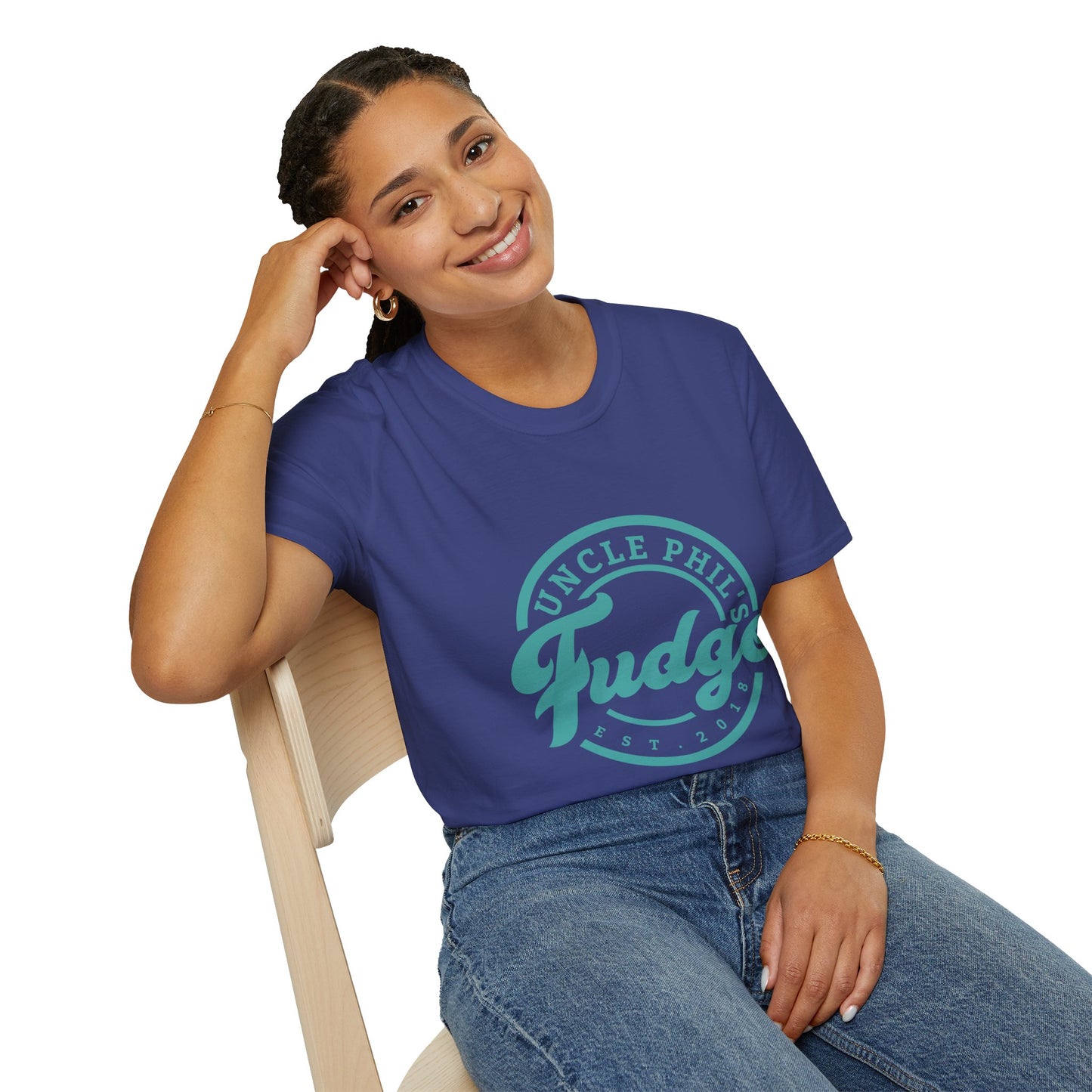Uncle Phil's Fudge T-Shirt | “Will Work for Fudge”| Treat Lover Gift, Foodie Apparel, Fun Dessert Top, Quirky Cooking Gift, Sweet Tooth Style