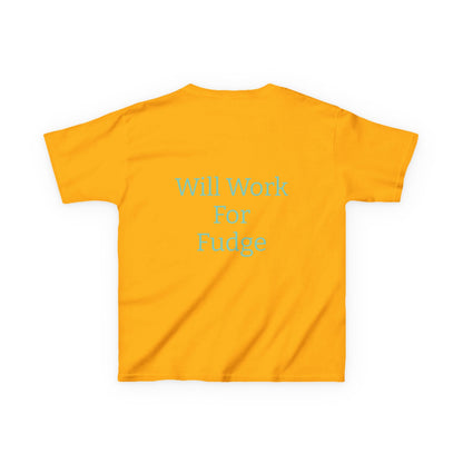 Uncle Phil's Fudge| Kids Fudge Lover Tee - 'Uncle Phil's Fudge' & 'Will Work For Fudge'
