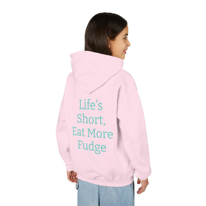 Uncle Phil's Fudge| Funny Youth Fudge Hoodie - 'Life's Short, Eat More Fudge'