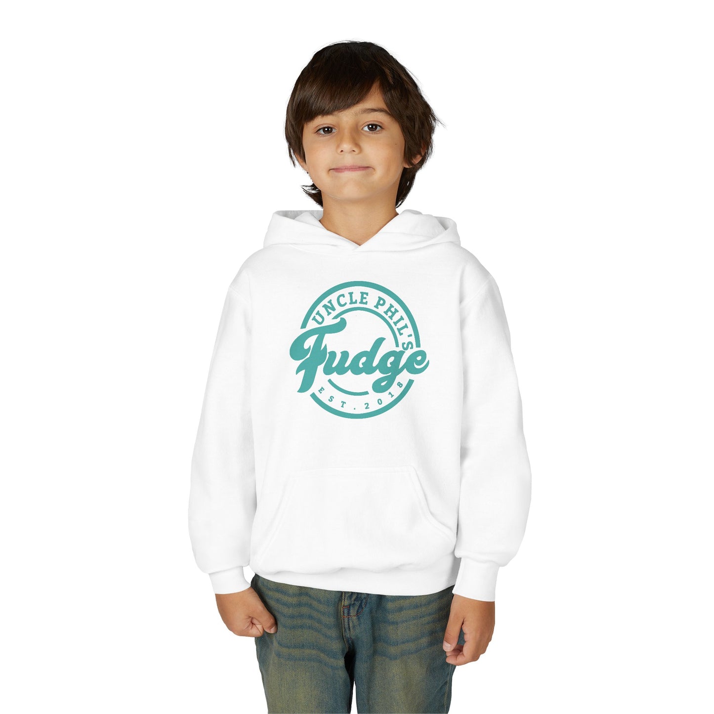 Uncle Phil's Fudge| Funny Youth Fudge Hoodie - 'Life's Short, Eat More Fudge'