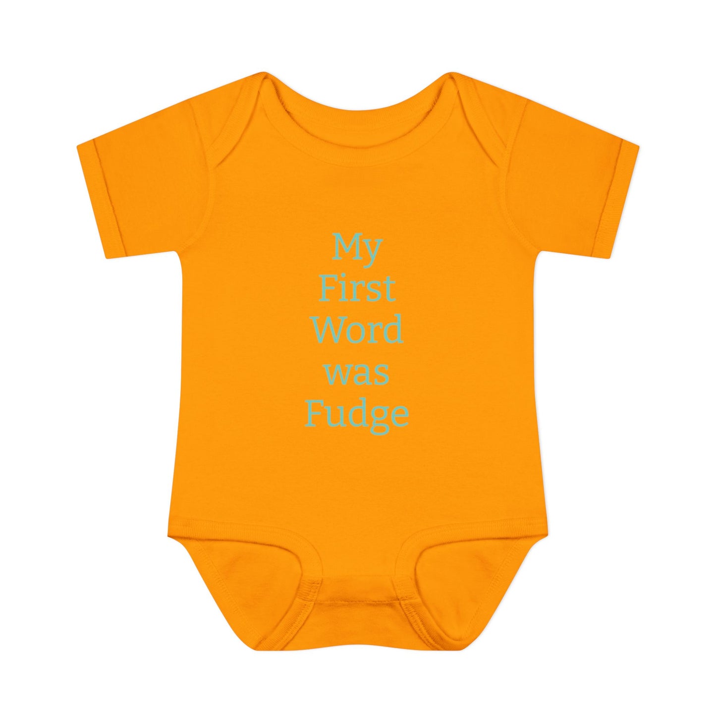 Uncle Phil's Fudge| Infant Baby Rib Bodysuit| “My First Word was Fudge”