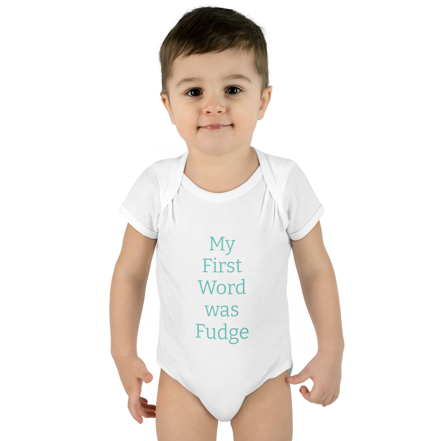 Uncle Phil's Fudge| Infant Baby Rib Bodysuit| “My First Word was Fudge”
