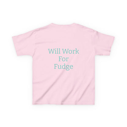Uncle Phil's Fudge| Kids Fudge Lover Tee - 'Uncle Phil's Fudge' & 'Will Work For Fudge'