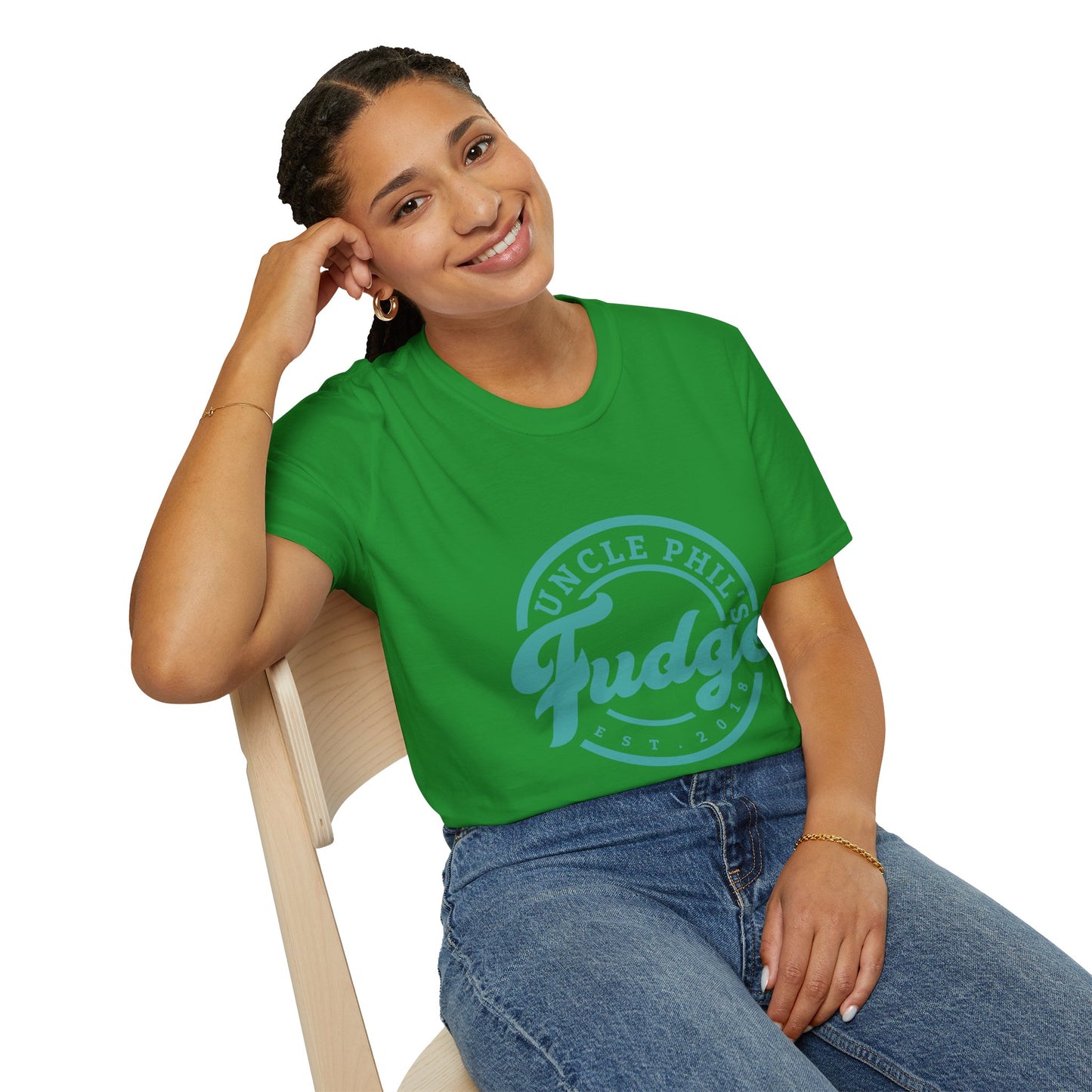 Uncle Phil's Fudge T-Shirt | “Will Work for Fudge”| Treat Lover Gift, Foodie Apparel, Fun Dessert Top, Quirky Cooking Gift, Sweet Tooth Style