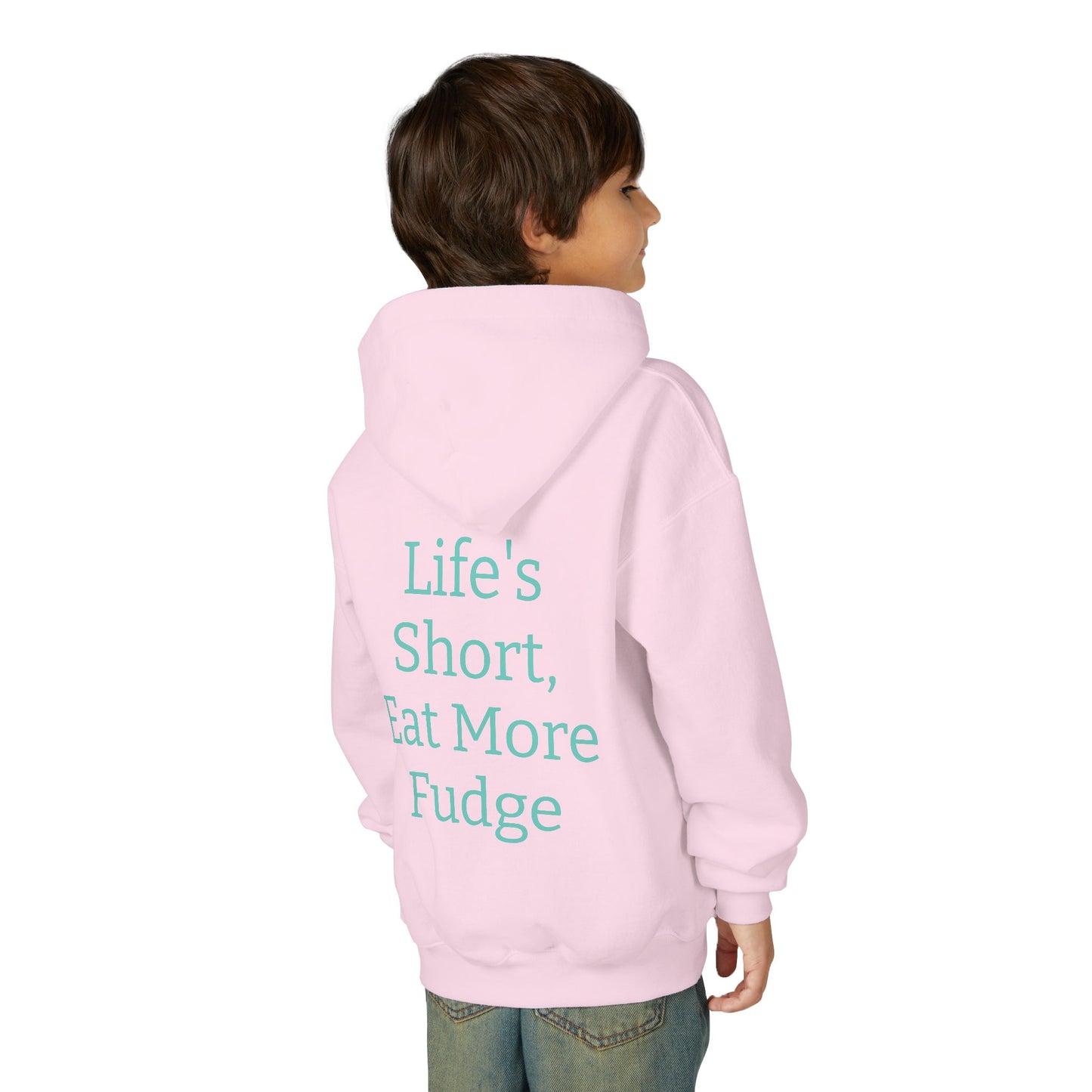 Uncle Phil's Fudge| Funny Youth Fudge Hoodie - 'Life's Short, Eat More Fudge'