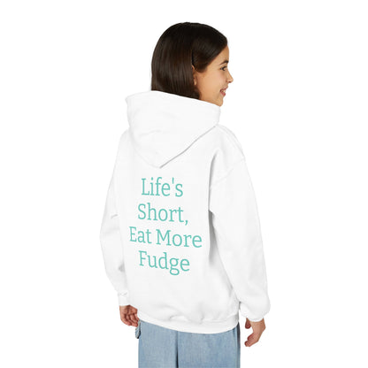 Uncle Phil's Fudge| Funny Youth Fudge Hoodie - 'Life's Short, Eat More Fudge'