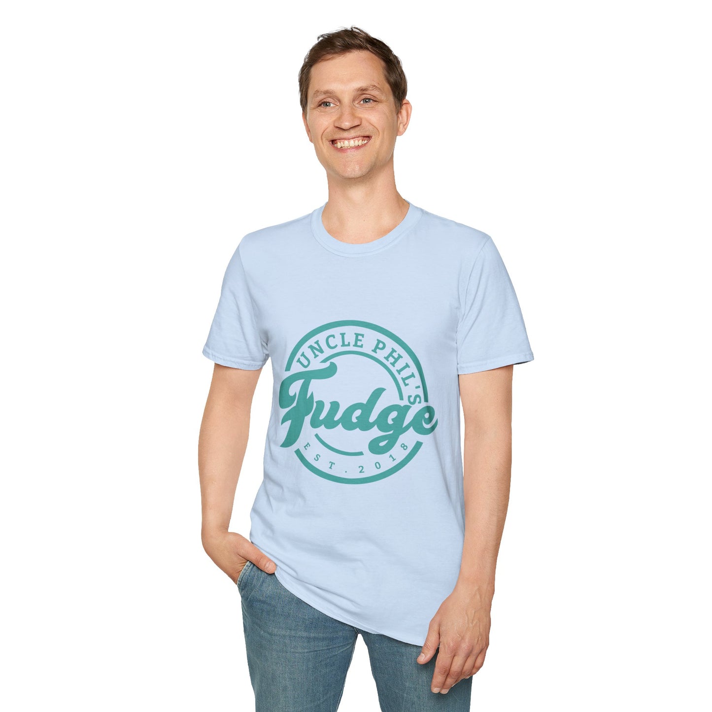 Uncle Phil's Fudge T-Shirt | “Will Work for Fudge”| Treat Lover Gift, Foodie Apparel, Fun Dessert Top, Quirky Cooking Gift, Sweet Tooth Style