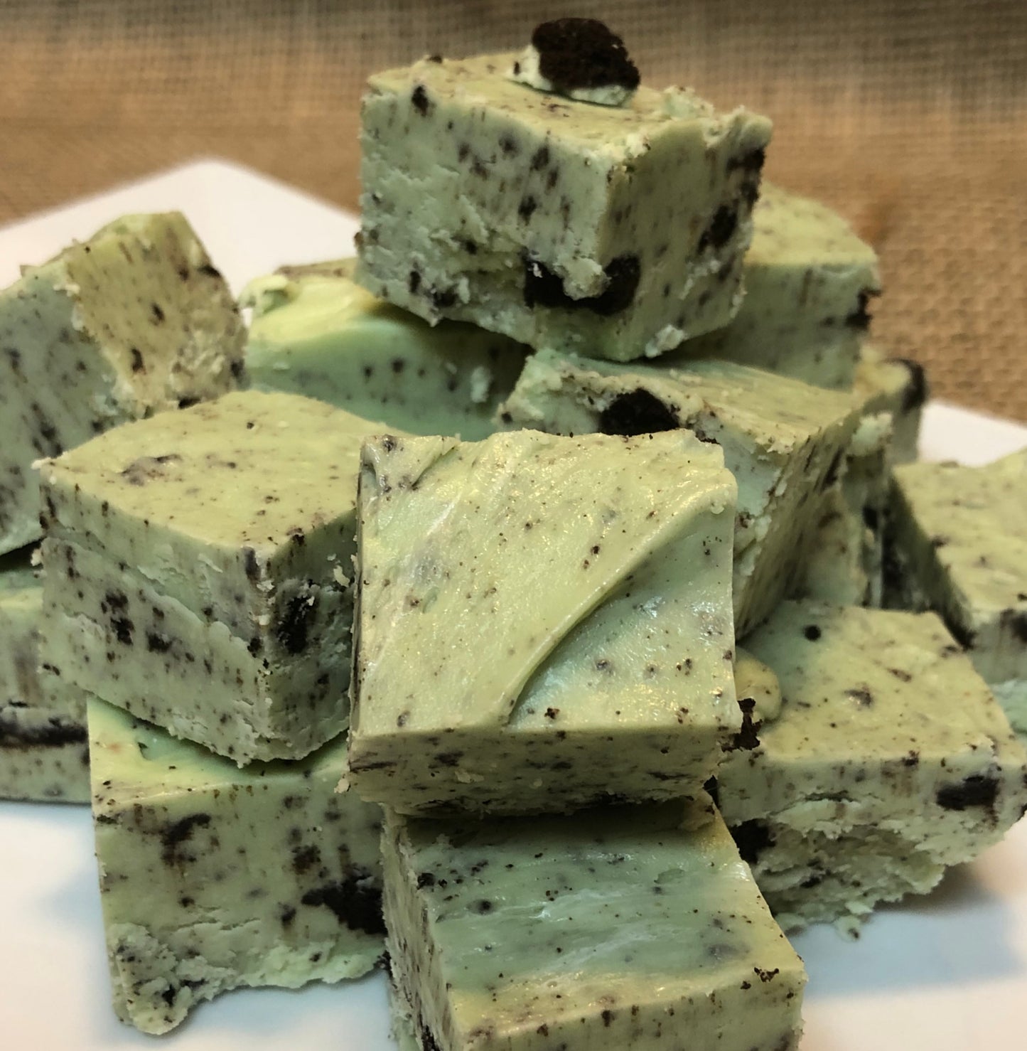 Mint Cookies & Cream Fudge